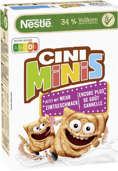 Nestlé Cini Minis Cerealien mit Zimtgeschmack und Vollkorn
