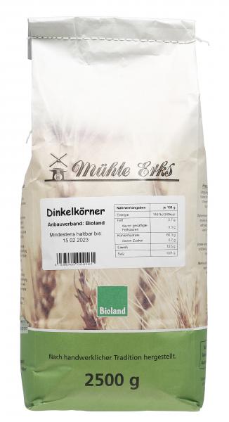 Mühle Erks Bioland Dinkelkörner