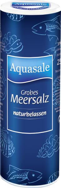 Aquasale Meersalz Naturkristalle grob