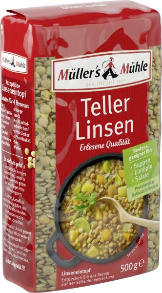 Müller's Mühle Teller-Linsen