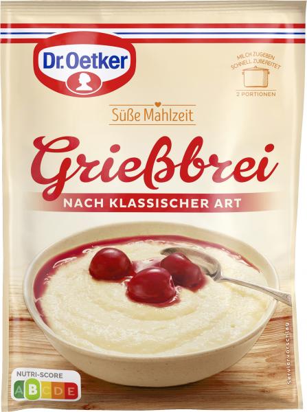 Dr. Oetker Süße Mahlzeit Grießbrei nach klassischer Art