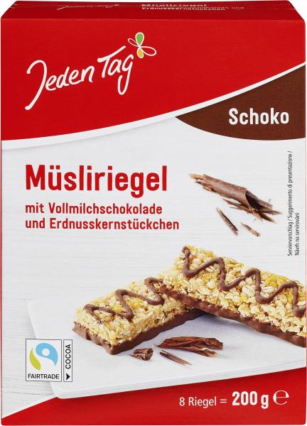 Jeden Tag Müsliriegel Schoko