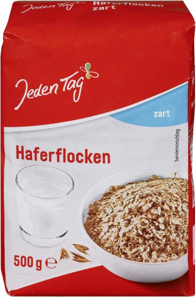 Jeden Tag Haferflocken zart