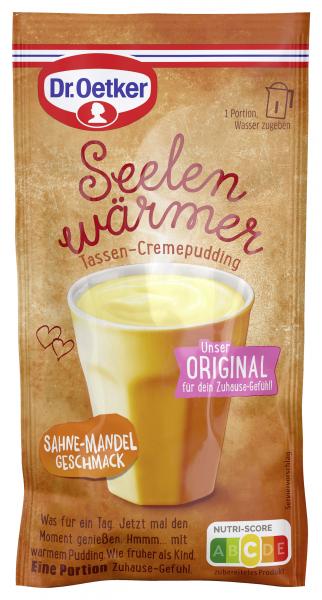 Dr. Oetker Seelenwärmer Tassen-Cremepudding Sahne-Mandel
