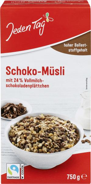 Jeden Tag Schoko-Müsli