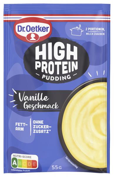 Dr. Oetker High Protein Pudding Vanille Geschmack