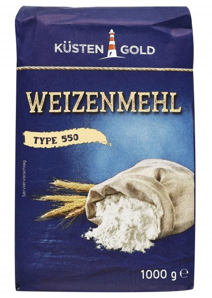 Küstengold Weizenmehl Type 550
