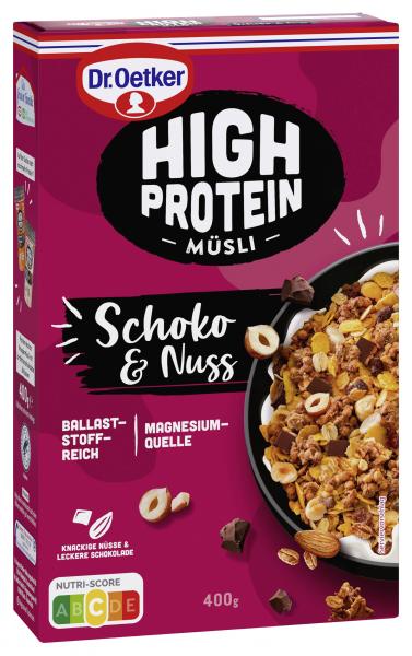 Dr. Oetker High Protein Müsli Schoko & Nuss