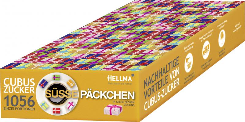 Hellma Cubus Zucker süße Päckchen