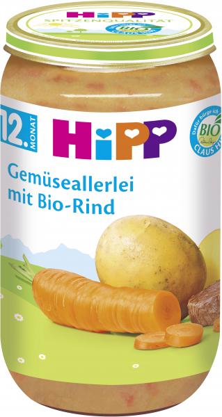 Hipp Gemüseallerlei mit Bio-Rind
