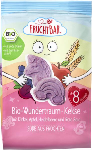FruchtBar Bio Wundertraum Kekse mit Dinkel, Apfel, Heidelbeere und Rote Bete