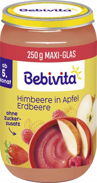 Bebivita Früchte Himbeere in Apfel Erdbeere