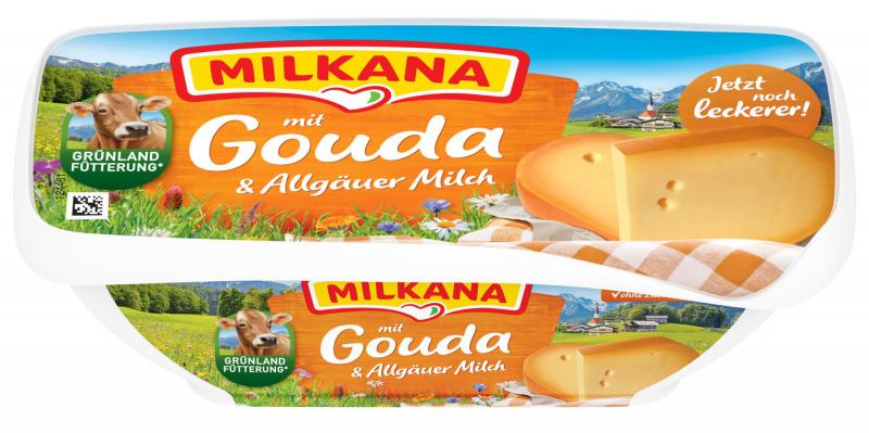 Milkana Schmelzkäse mit Gouda