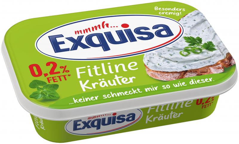 Exquisa Frischkäse Fitline Kräuter 0,2%