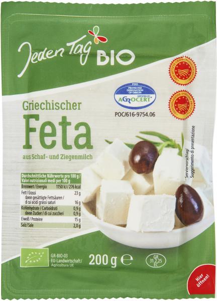 Jeden Tag Bio Griechischer Feta