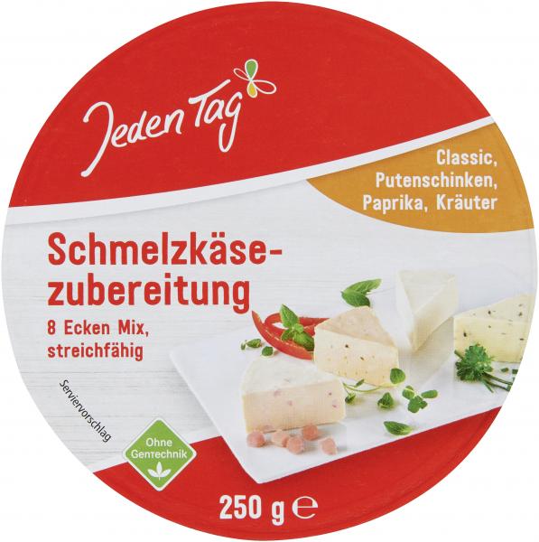 Jeden Tag Schmelzkäse-Zubereitung Mix