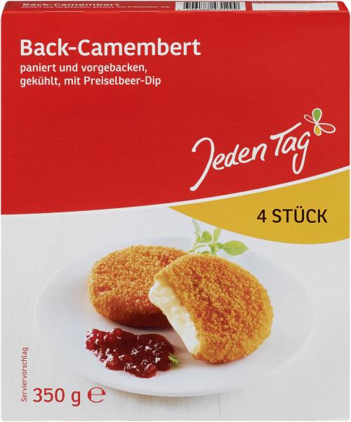 Jeden Tag 4 Back-Camembert mit Preiselbeer-Dip