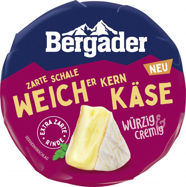Bergader zarte Schale weicher Kern Käse würzig-cremig