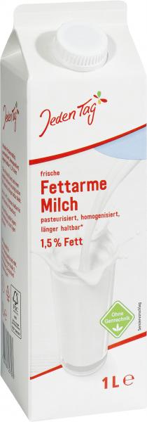 Jeden Tag Frische fettarme Milch 1,5%