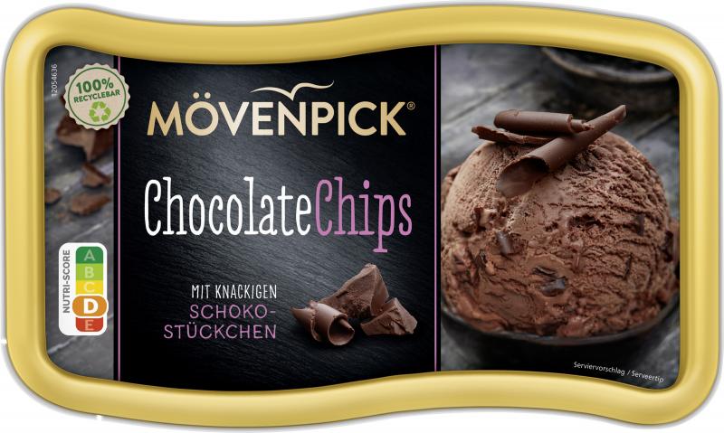 Mövenpick Eis Chocolate Chips Familienpackung