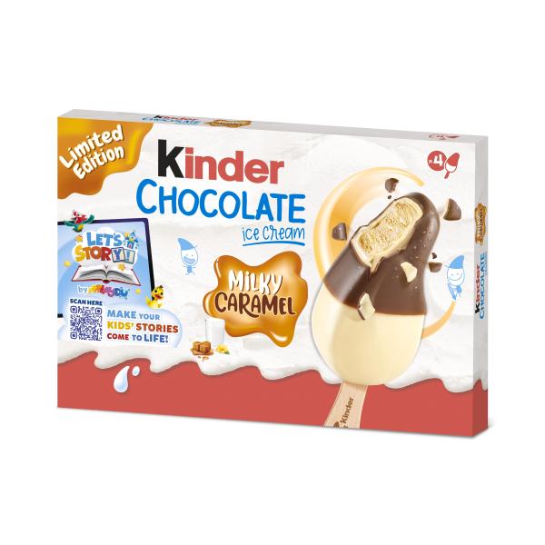 Kinder Schokolade Milky Caramel Eis Creme