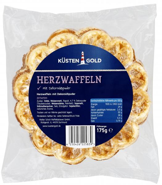 Küstengold Herzwaffeln