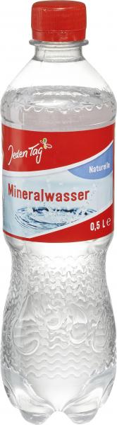 Jeden Tag Mineralwasser naturelle (Einweg)