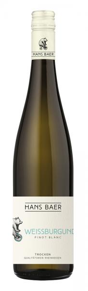 Hans Baer Weißburgunder Pinot Blanc Weißwein trocken