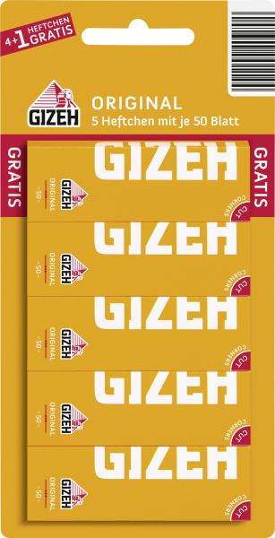 Gizeh Blättchen Original gelb