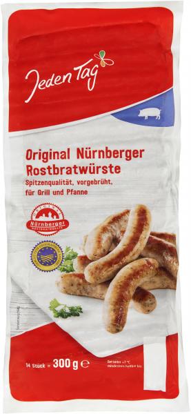 Jeden Tag Original Nürnberger Rostbratwürste