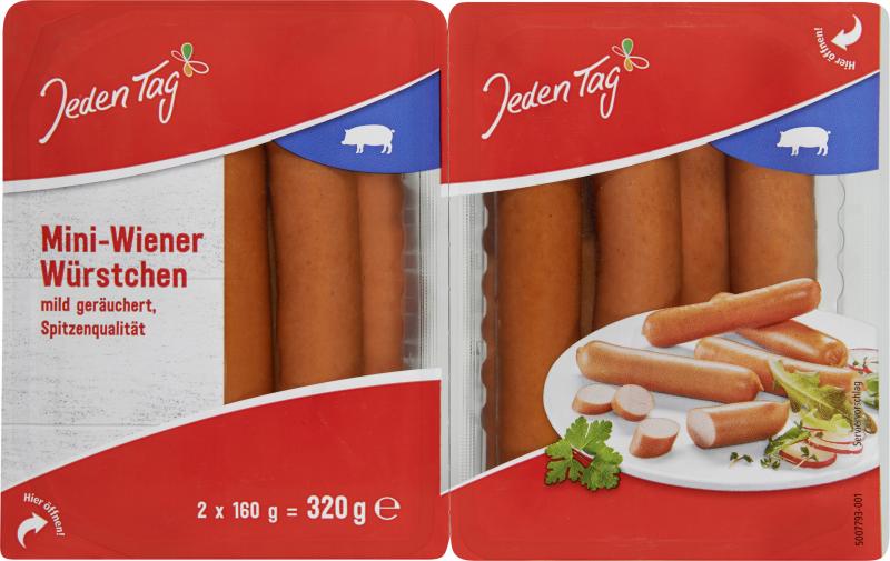Jeden Tag Mini-Wiener Würstchen