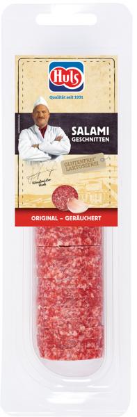 Huls Salami geschnitten