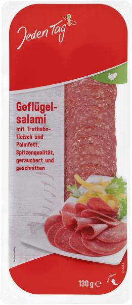 Jeden Tag Geflügelsalami