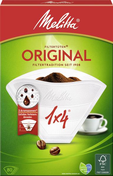 Melitta Filtertüten 1x4