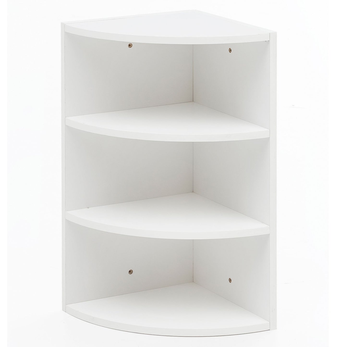 Eckregal Weiß 30 x 60 x 30 cm WL5.843 Holz Wandregal Eck Hängeregal