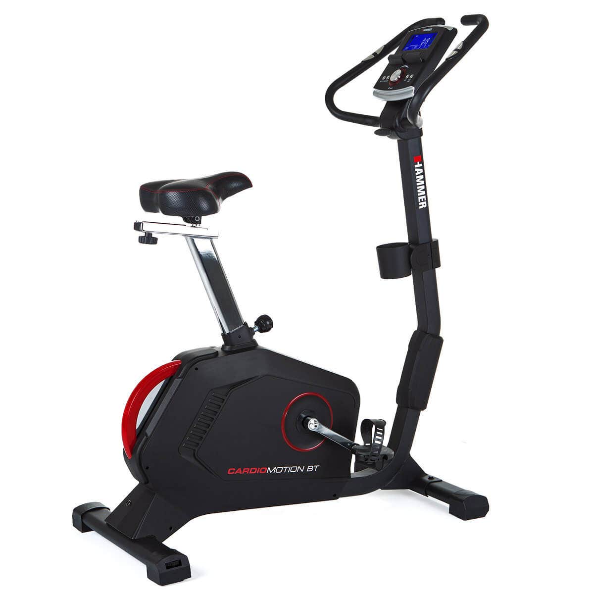 Testsieger Ergometer Cardio Motion BT | Tiefer Einstieg | Bluetooth | Komfort Sitz, Vario Lenker, rutschfeste Pedale, schnell verstellbar HAMMER