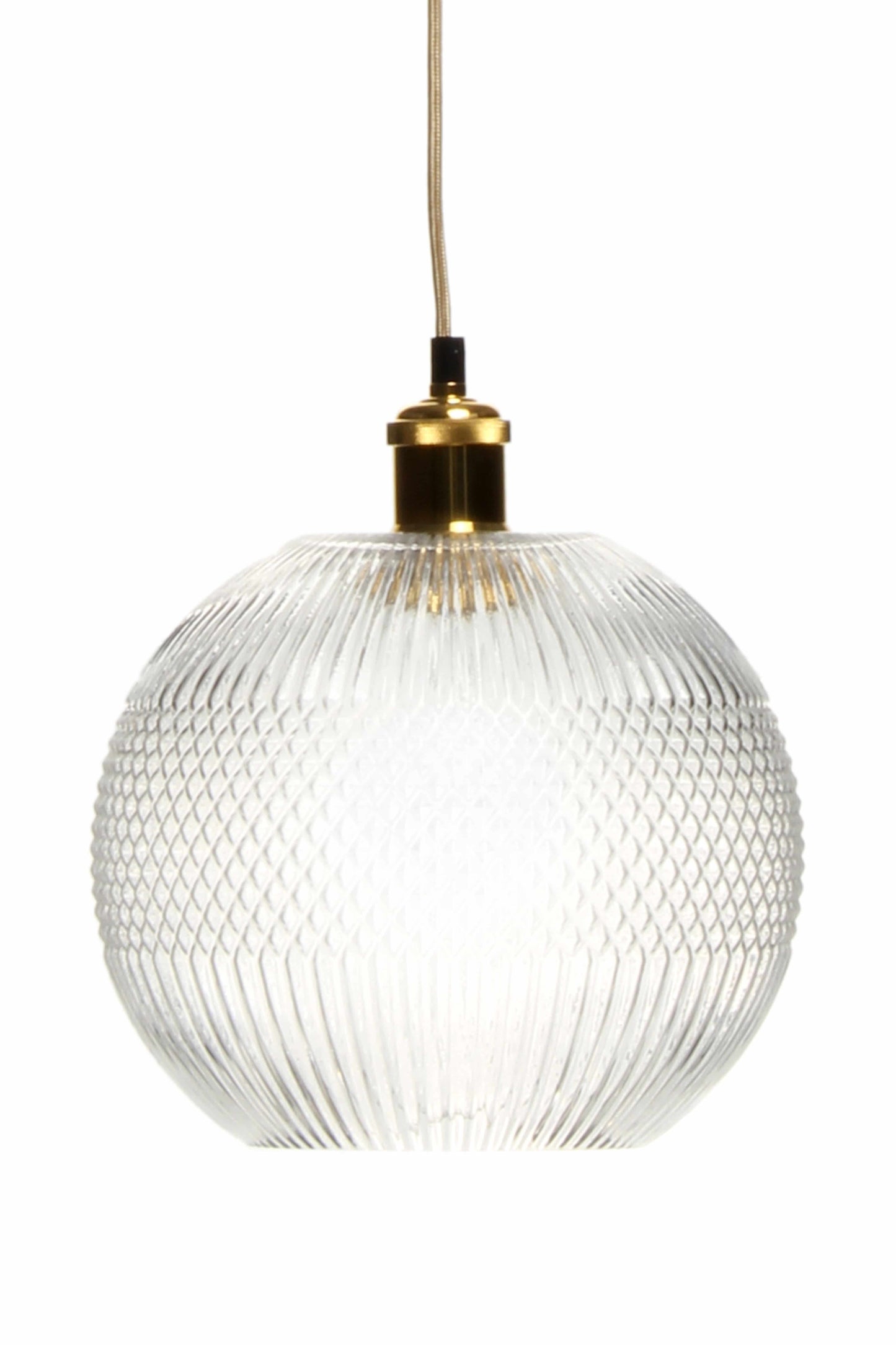 Hängelampe Neptun Silber / Grau