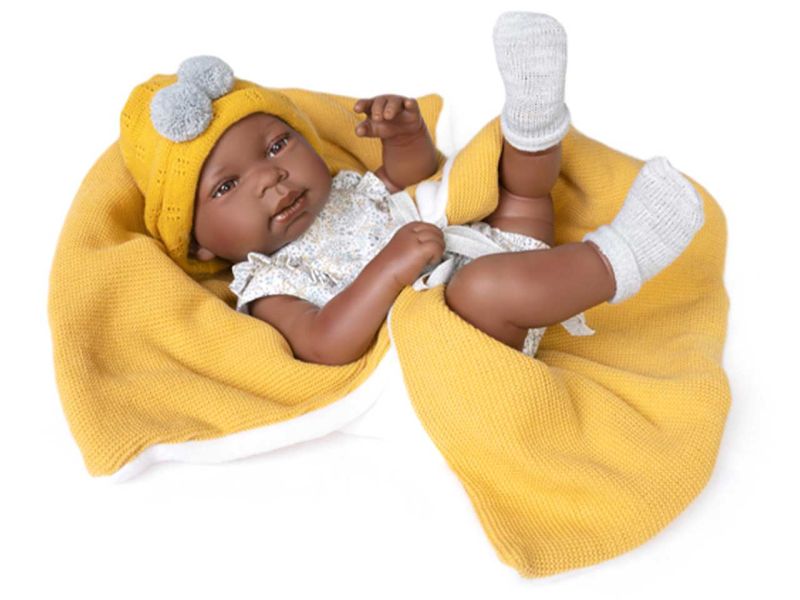 Antonio Juan Babypuppe »Recién Nacido Mulata«
