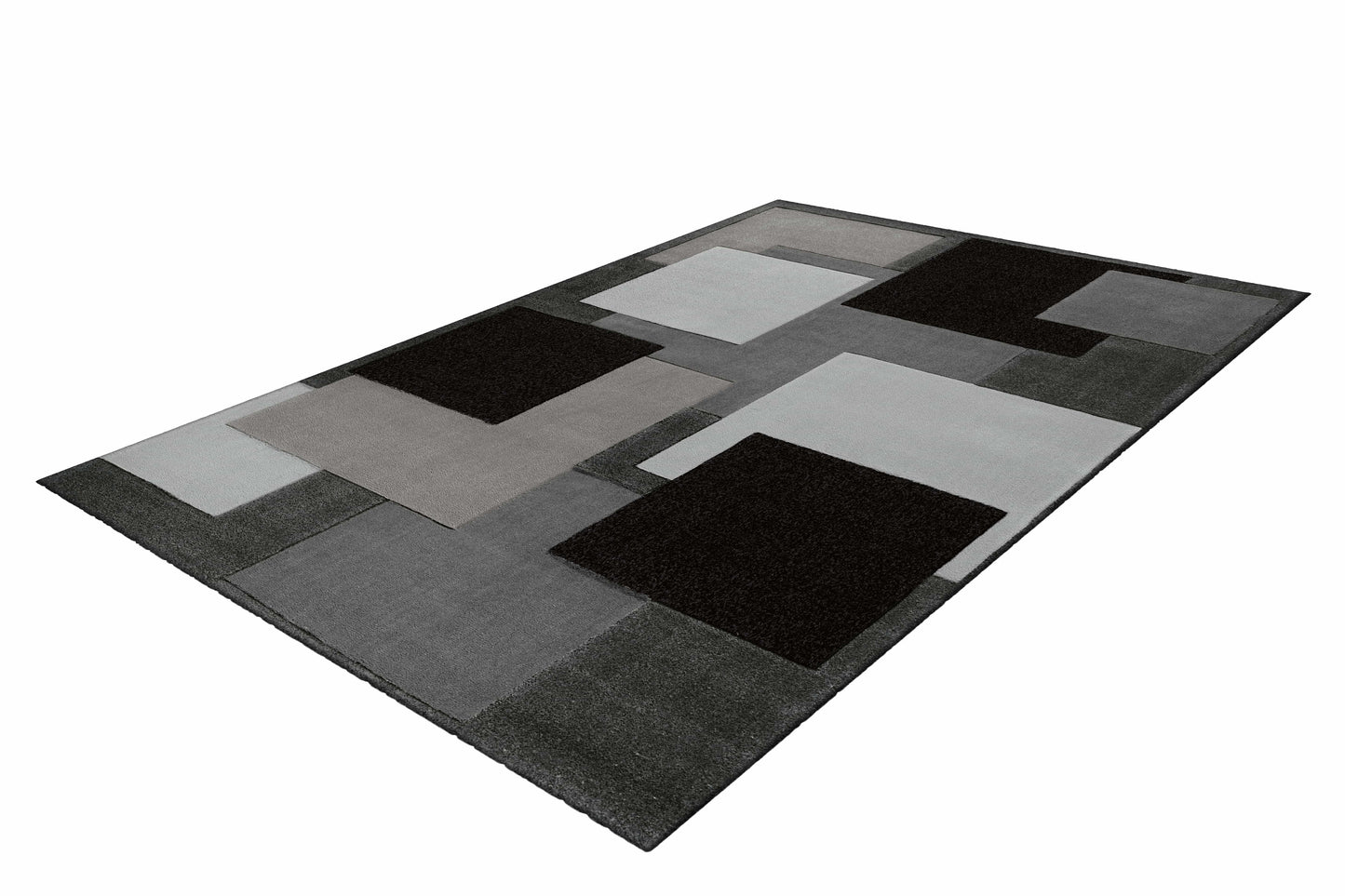 Cool 646 Grau / Schwarz 90cm x 160cm