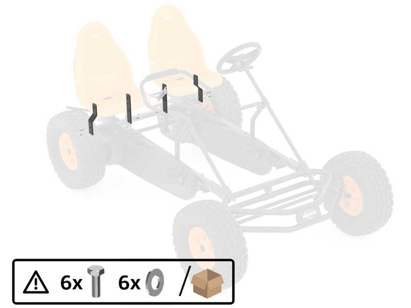 BERG Bremsstangenhalter für Duo Coaster Pedal-Gokart