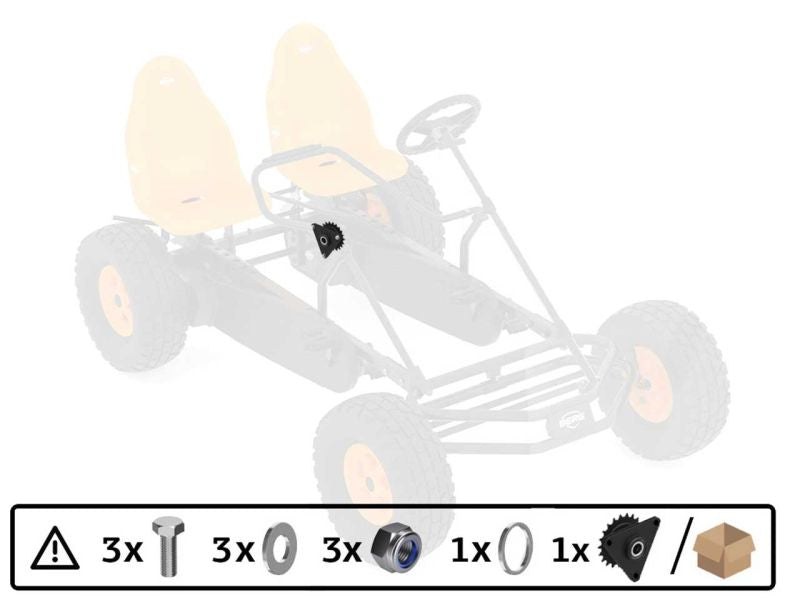 BERG Zahnrad für Hinterachse für Duo Coaster Pedal-Gokart