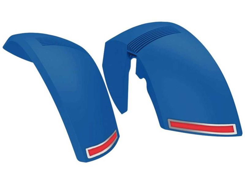 BERG Kotflügel-Set hinten 71° für Chopper blau