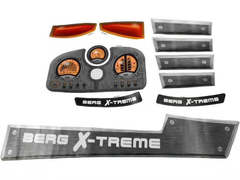BERG Aufkleber-Set für XL X-Treme Pedal-Gokart