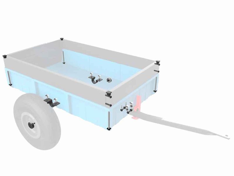 BERG Montage-Set für Steel Trailer XL