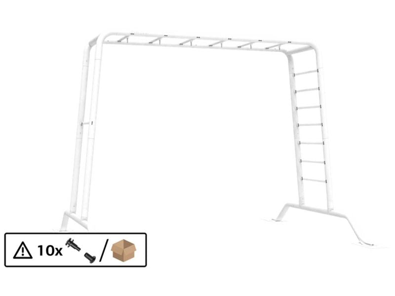 BERG Monkey Bar Doppelschrauben für Sprossen PlayBase, Vierkant, 10 Stück