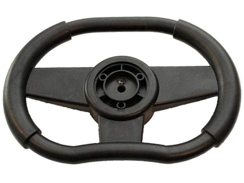 BERG Lenkrad für Buddy und Rally Pedal-Gokarts, oval, schwarz