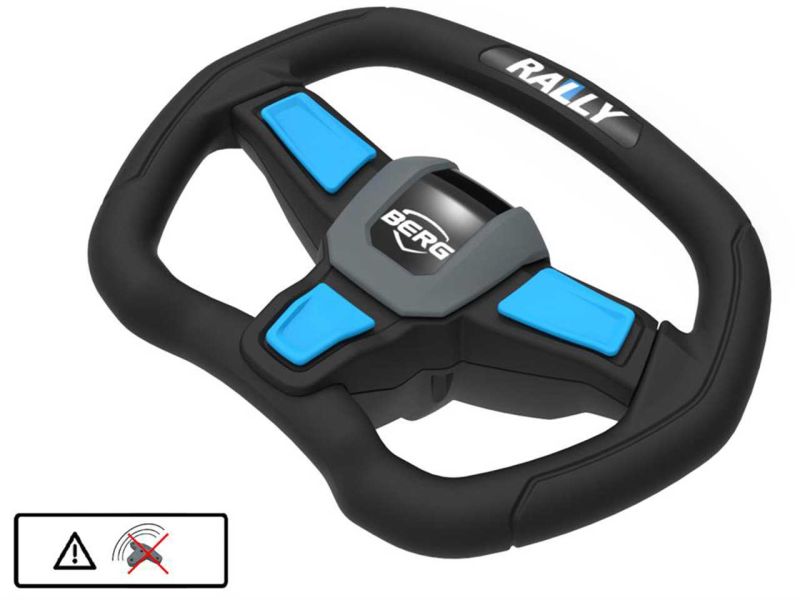BERG Lenkrad für Rally APX Blue 2.0 Pedal-Gokarts