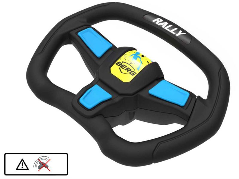 BERG Lenkrad für Rally DRT Yellow 2.0 Pedal-Gokarts mit 3-Gang-Schaltung