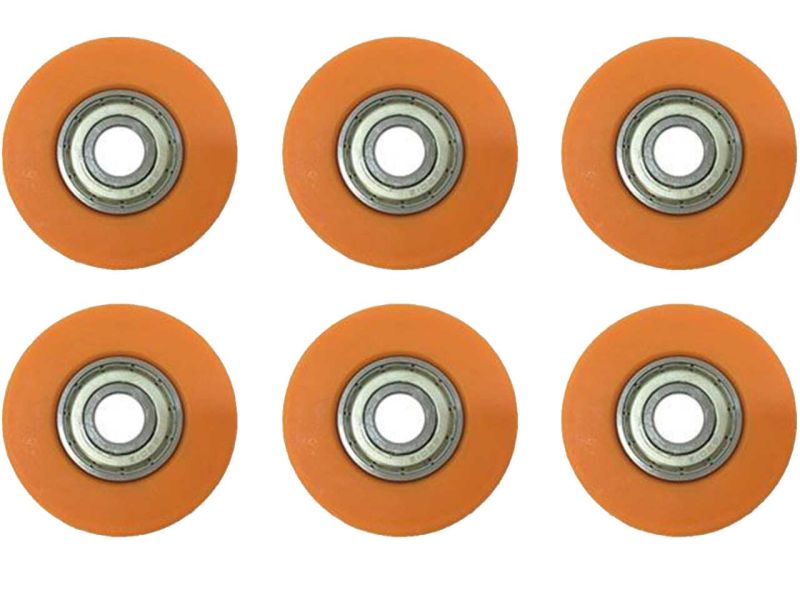 BERG Radkappen für Buddy Pro Pedal-Gokarts , 12 mm, orange, 6 Stück