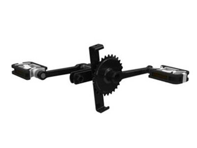 BERG Tretlager mit Kurbelset 140 28Z inkl. Pedale für BERG Gran Tour